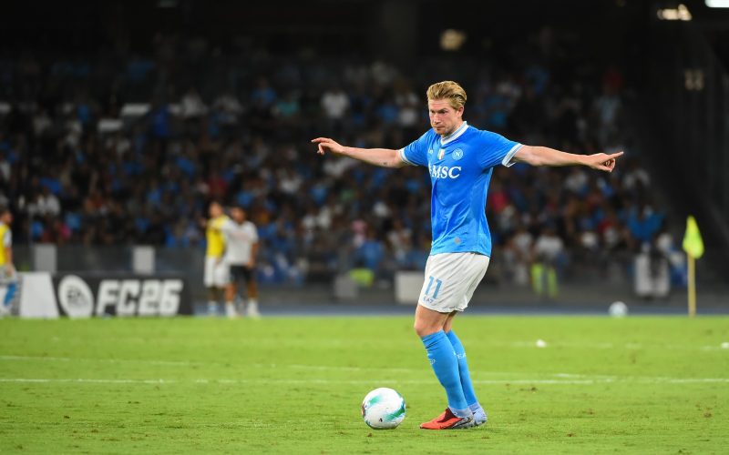 Infortunio per Kevin De Bruyne: operazione domani ad Anversa e stop stimato tra 3 e 5 mesi