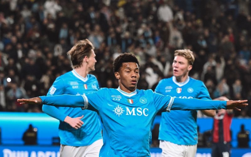 Il Napoli vince la terza Supercoppa italiana della sua storia, decisivo David Neres