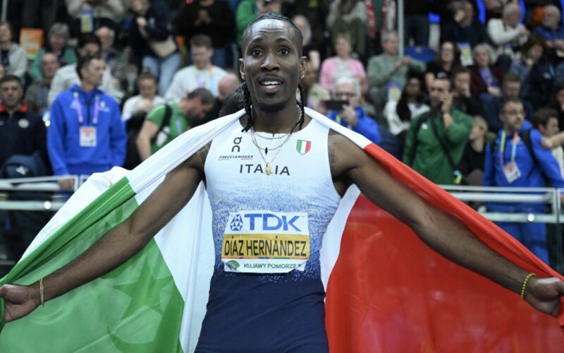 Mondiali atletica: l’inizio bruciante in Polonia degli azzurri con l’oro dell’italocubano Andy Diaz nel salto triplo