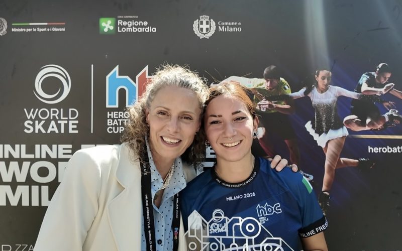 La giovane napoletana Sveva Romano vince a Milano in Coppa del Mondo di ‘Inline Freestyle’