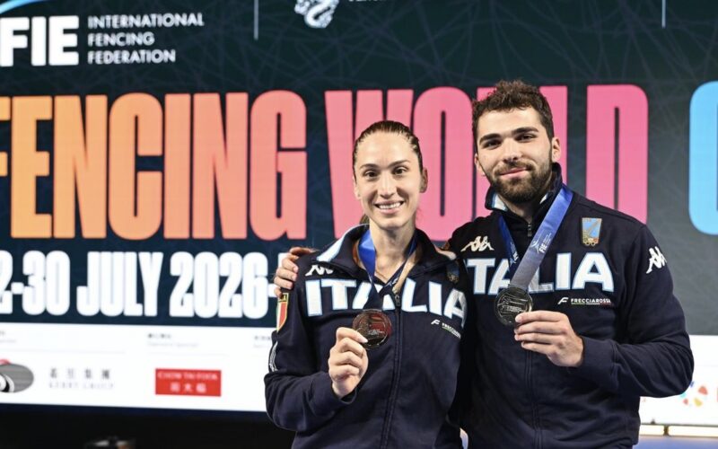 Filippo Macchi e Giulia Rizzi argenti azzurri nella prima giornata dei Mondiali di Scherma