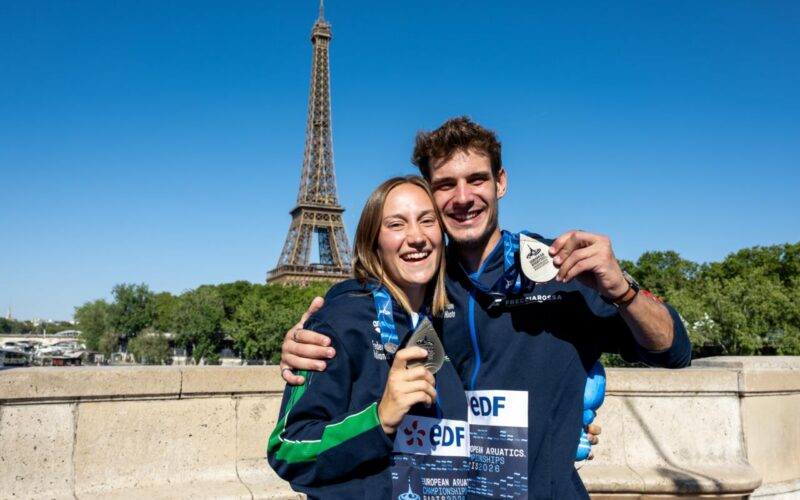Elisa Cosetti argento europeo di tuffi dalle Grandi Altezze, Andrea Barnabà la emula