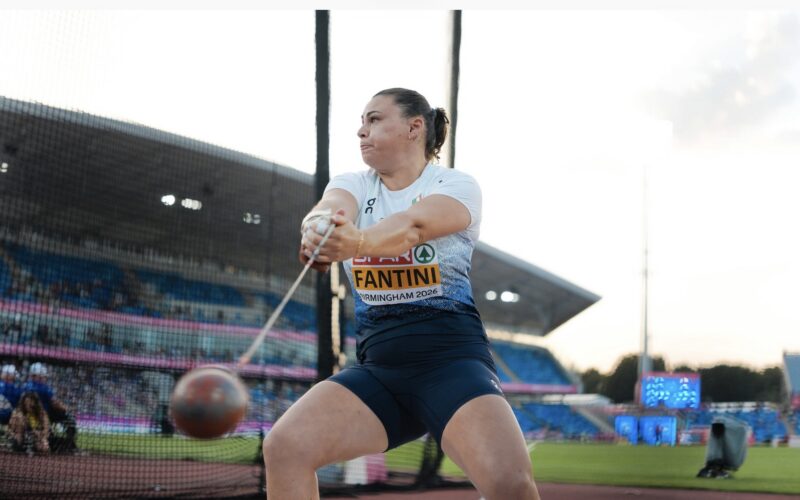 Sara Fantini argento nel martello, terzo podio consecutivo nella rassegna europea