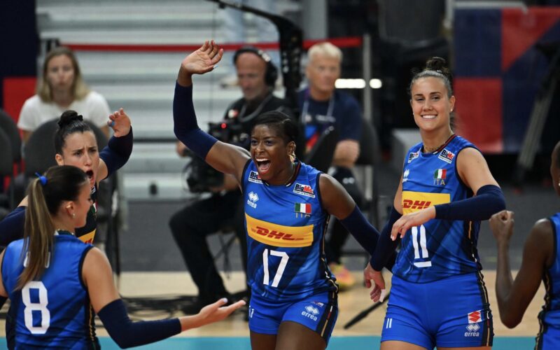 Quarto 3-0 dell’Italia femminile a EuroVolley 2026