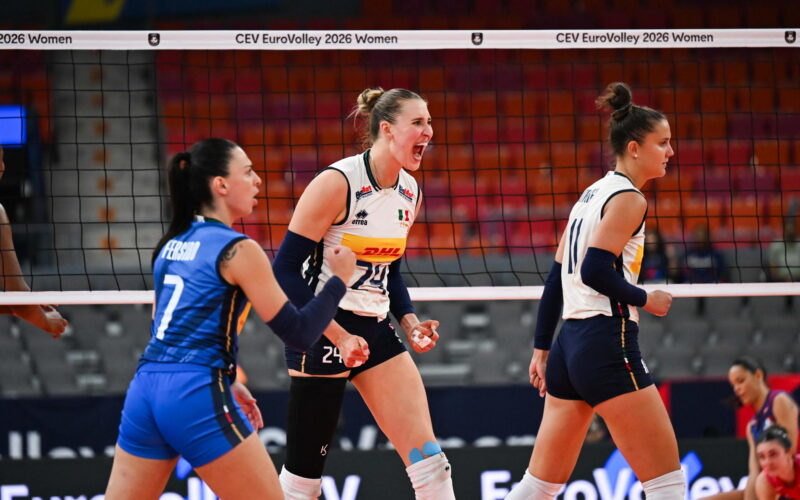 Italia prima e a punteggio primo nella Pool D di EuroVolley 2026