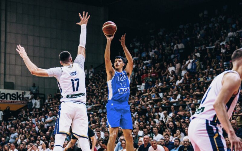 Italbasket maschile cede 78-76 in casa della Bosnia Erzogovina, resta aperta la strada per il Mondiale 2027