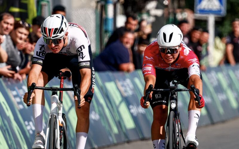 Federico Iacomoni al fotofinish nella 2a tappa del Tour of Armenia
