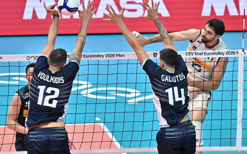 La Nazionale di De Giorgi batte 3-0 la Grecia a Eurovolley 2026