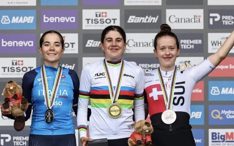 Matilde Rossignoli argento iridato nella prova in linea Juniores
