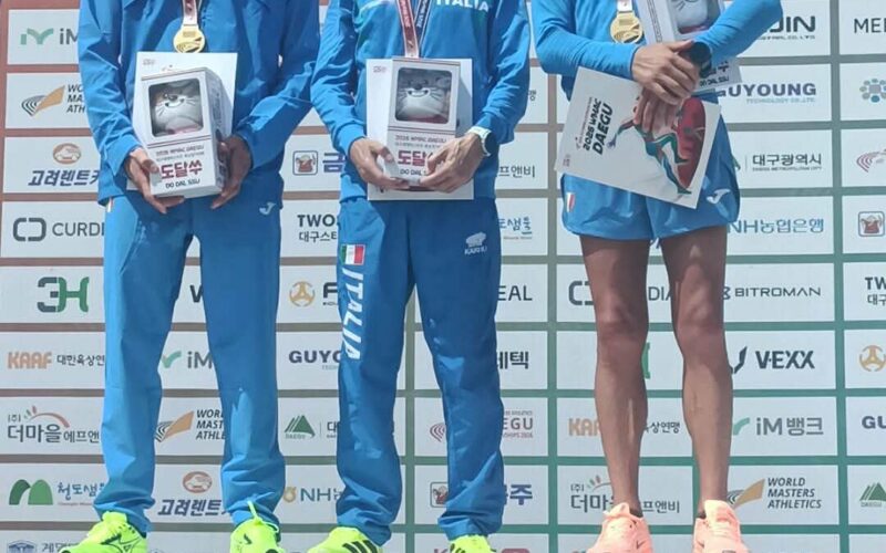 Atletica Master: la Puglia protagonista con due ori mondiali a Daegu e quarto posto a