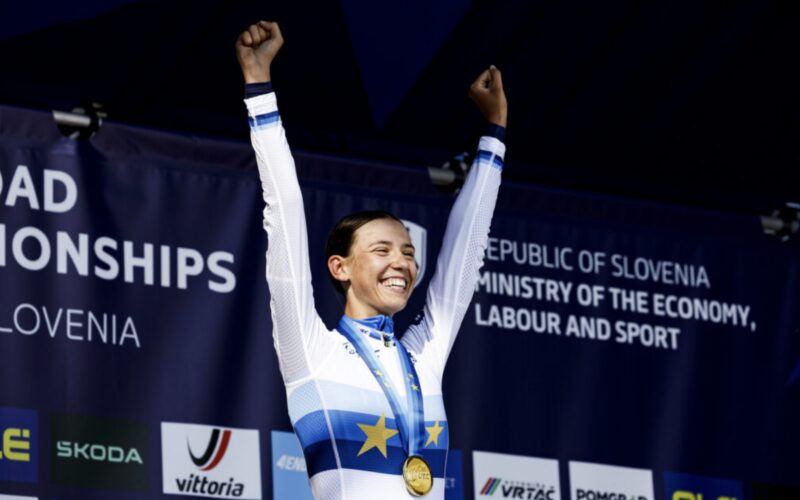 Azzurra Ballan campionessa europea juniores della prova in linea