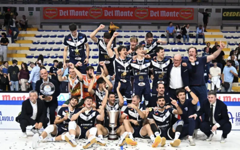Consoli Sferc Brescia vince la Del Monte Supercoppa Serie A2 battendo Pineto 3-0