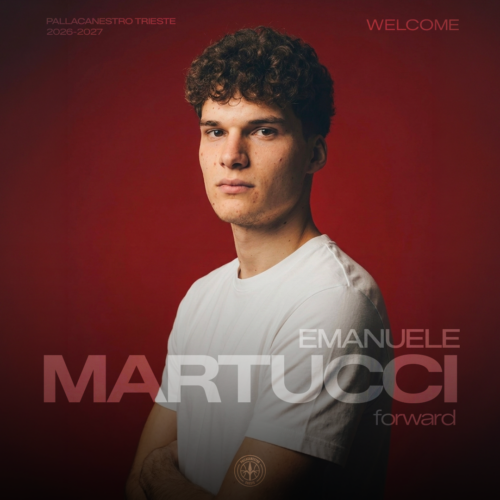 Emanuele Martucci firma con Pallacanestro Trieste per la stagione 2026/27