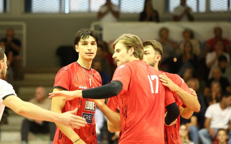 La Lube Civitanova batte Cisterna 3-0 nell’amichevole al PalaCiarapica