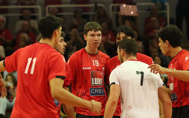 Penultima settimana di preparazione della Lube per la Jesi Volley Cup al PalaTriccoli